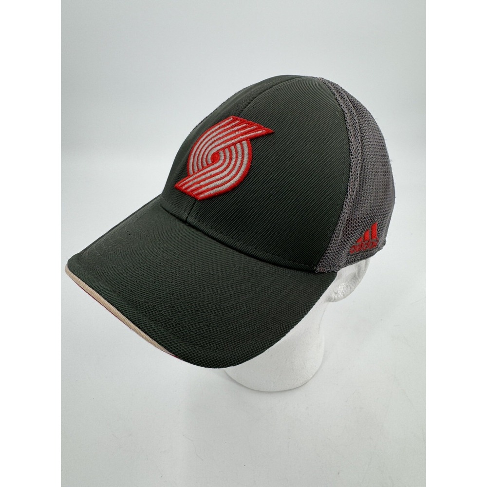 Portland‎ Trailblazers NBA Hat Gray Hat Adidas Adult Size L/XL Gray Baseball Cap - Picture 2 of 9